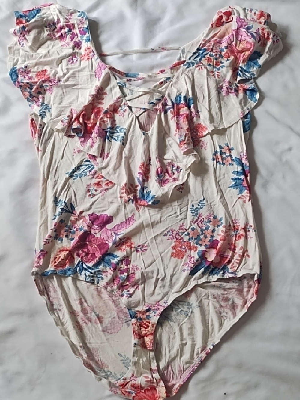 Lilian Women's Flounce Bodysuit